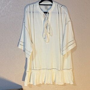 H&M Cream Tunic Dress